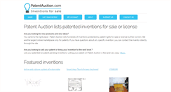 Desktop Screenshot of patentauction.com