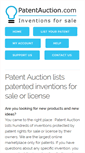 Mobile Screenshot of patentauction.com